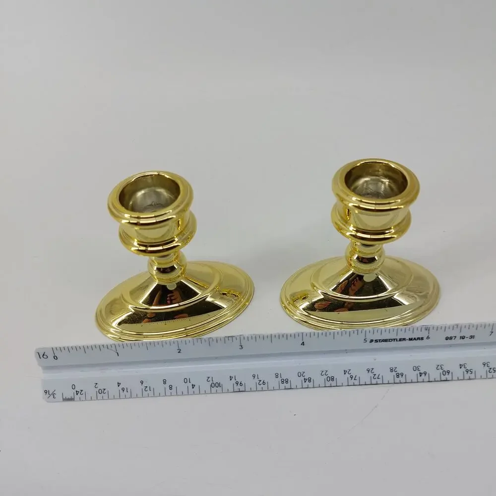 Candle Stick holders Candlesticks Gold Tone Color Home Decor
